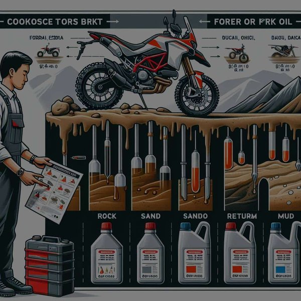 Comment choisir la meilleure huile fourche pour une Ducati Multistrada Enduro selon les conditions du terrain ?