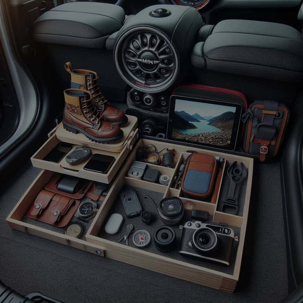Quels sont les meilleurs accessoires de rangement pour une utilisation maximale de l'espace dans une Mini Countryman ?